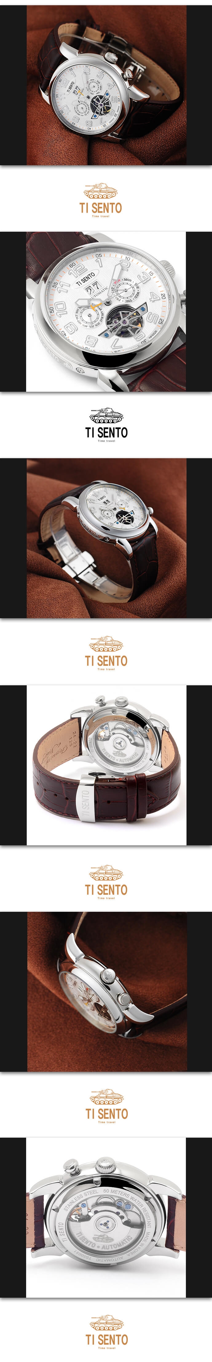 ساعت مچی مردانه تی سنتو TS50031WTW_DATE
